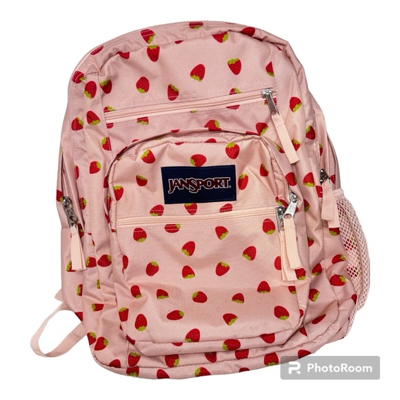 Jansport Bags Jansport Big Student Strawberry Shower Laptop